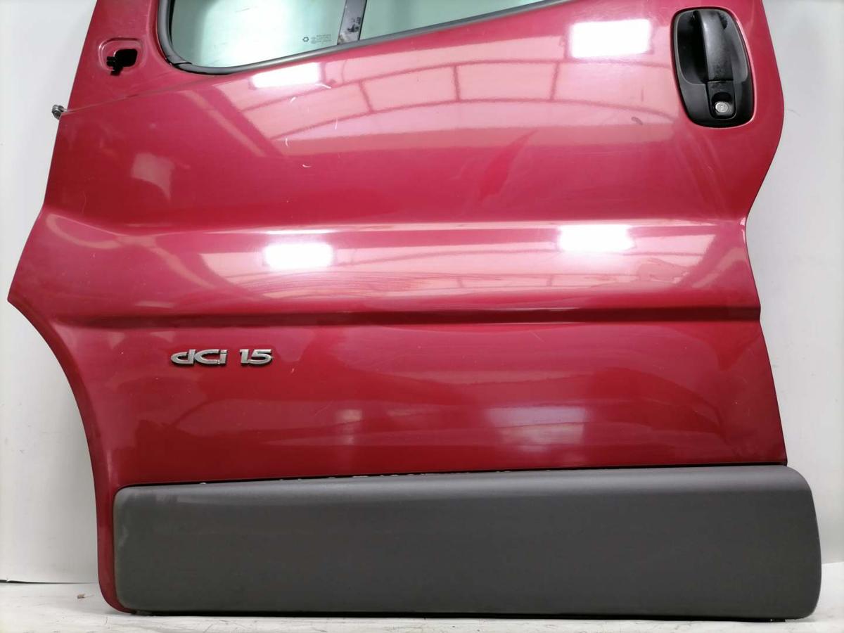 Renault Trafic 2 original T&uuml;r vorn links NV713 Rouge Cerise Rohbau Bj.2008